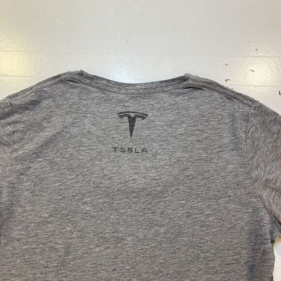 TESLA Womens Fit T Shirt M Made in California Electric Car Graphic Tee Elon Musk - Picture 3 of 5